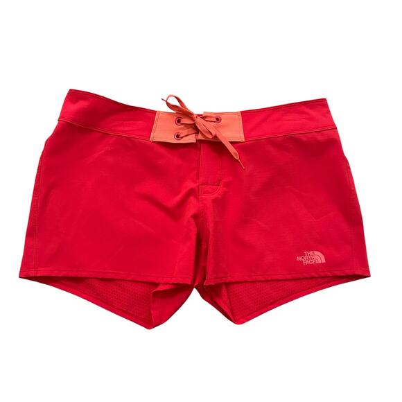 The North Face red swim board shorts size 8 - Picture 1 of 10